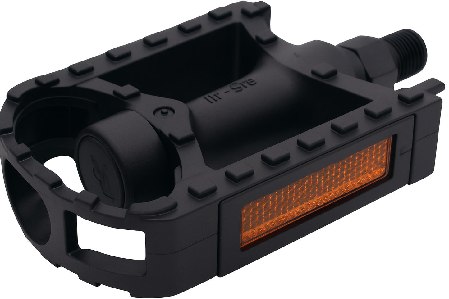 Set di pedale del bordo mtb bordo di plastica nero