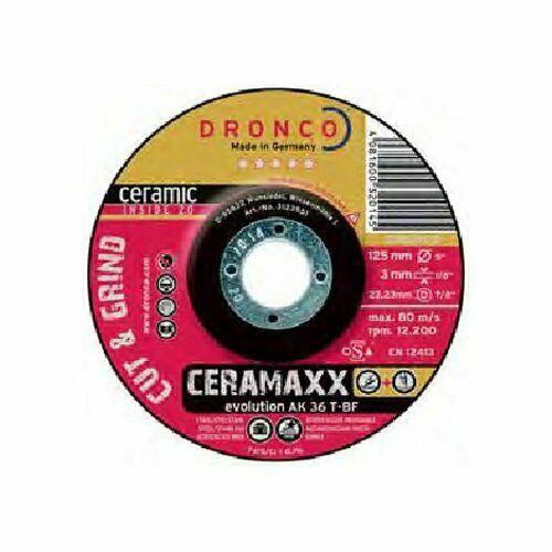 Disco abrasivo Dronco 125x3.0x22 evoluzione ceramica (nml) | 10 pezzi