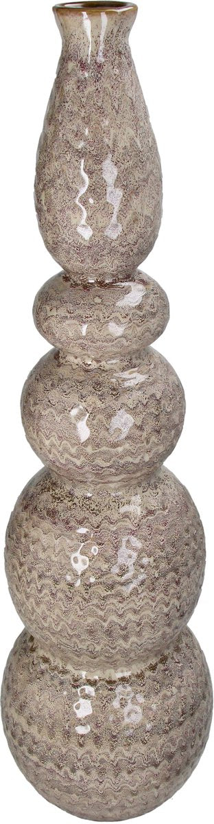 Vaso collezione Hd terracotta sabbia 17x17x61cm