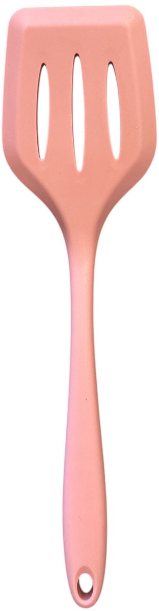 Spatola culinaria di base con fessura - fiore di ciliegio - silicone - 30 cm