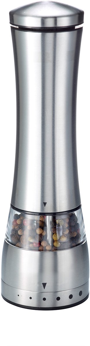 Macina sale e pepe Westmark, elettrico, con macina in ceramica, altezza: 21,5 cm, acciaio inossidabile, automatico, argento, 63582260