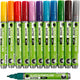 Creativ company http: www.cchobby.nl glas-porseleinstiften-glitter-lijndikte-2-4-mm-semi-dekkend-diverse-kleuren-12-stuk-1-doos