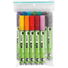 Creativ company http: www.cchobby.nl glas-porseleinstiften-glitter-lijndikte-2-4-mm-semi-dekkend-diverse-kleuren-12-stuk-1-doos