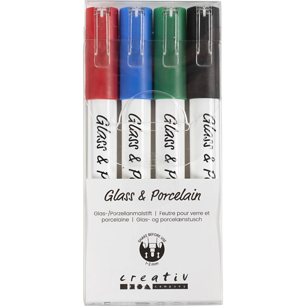 Creative Company Glasen Porcelain Instan Color, 4st.