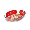 Pirofila ovale in Pyrex 30x21cm. Bicchiere da 2l