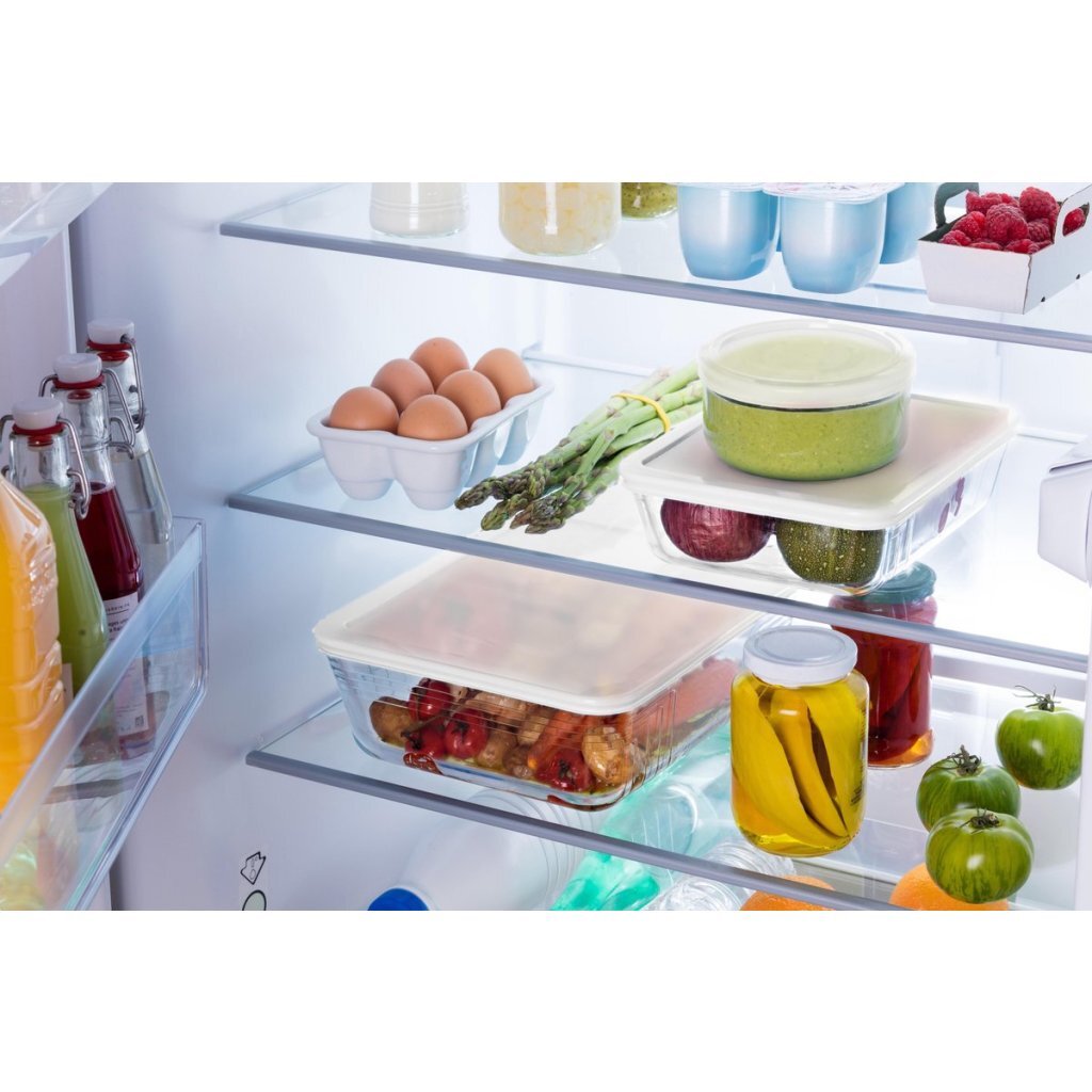 Pyrex schaal met kunststof deksel 0.8l