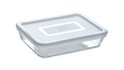Pyrex schaal met kunststof deksel 0.8l