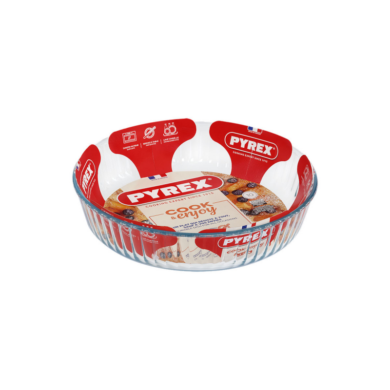 Tortiera alta Pyrex, 26 cm - | cuocere e gustare