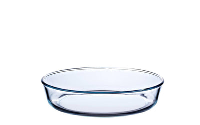 Teglia Pyrex rotonda bordo dritto in vetro da 25 cm