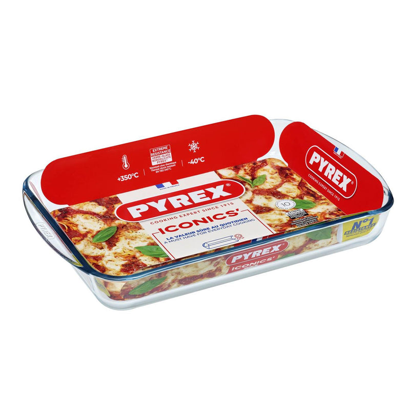 Fuente para horno Pyrex 40x27 cm 3,7l vaso