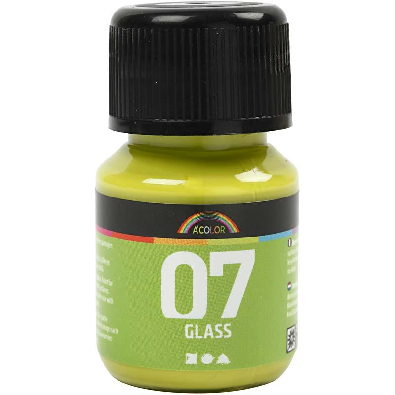 Vernice in vetro permanente - Kiwi, 30ml