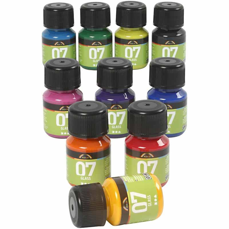 Creativ company https: www.cchobby.nl a-color-glass-diverse-kleuren-10x30-ml-1-doos
