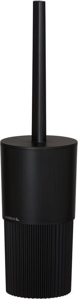Escobilla de baño Sealskin valiente con soporte independiente - negro