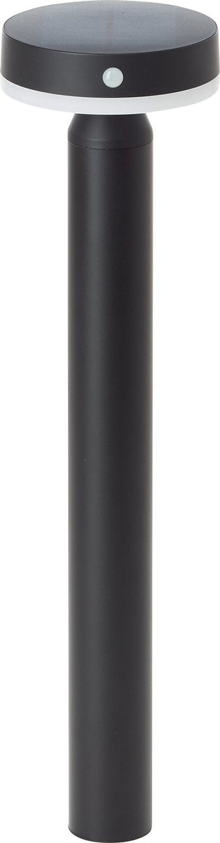 Brilliant magua - buiten sokkellamp - hoogte 50 cm - led 4w - solar - 350 lm - 4000k - sensor - ip44 - zwart