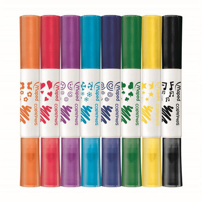 Mapped Mapped Color'pepps Duo Filt Stipts 8 pezzi