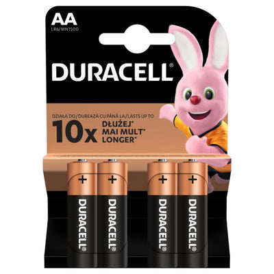 Duracell Battery Plus AA MN1500 1.5V LR6 Alkaline (4st)