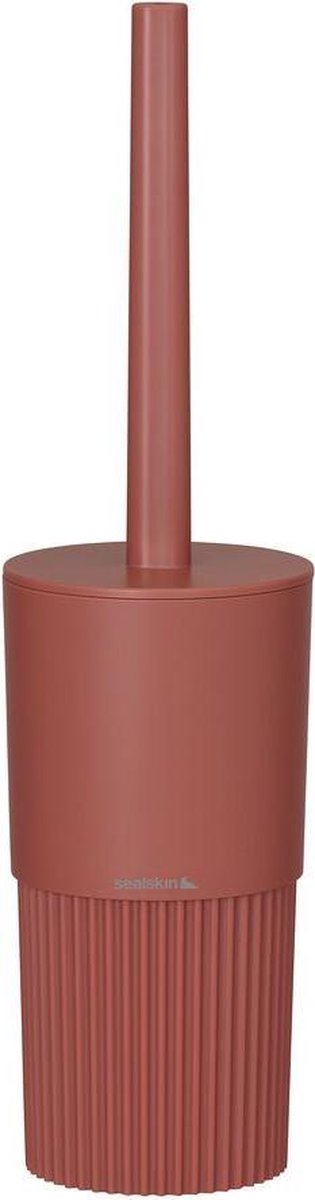 Sealskin brave - scopino per WC con supporto indipendente - rosa scuro