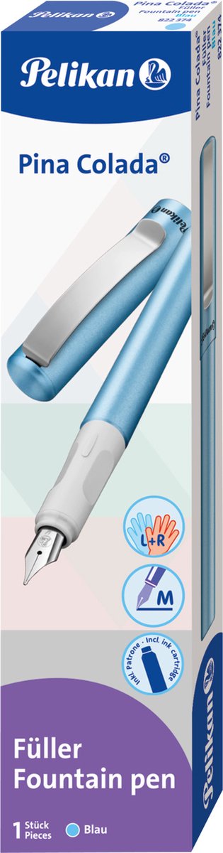 Pelikan vulpen pina colada blue m
