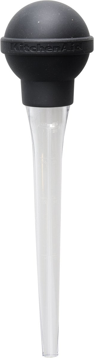 Bastoncino per tacchino Kitchenaid, siringa per tacchino, 30,5 x 9,1 x 6,8 cm, silicone - nero e trasparente