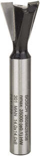 Bosch - frese a coda di rondine 8 mm, d1 14,3 mm, l 12,7 mm, g 48 mm, 15°