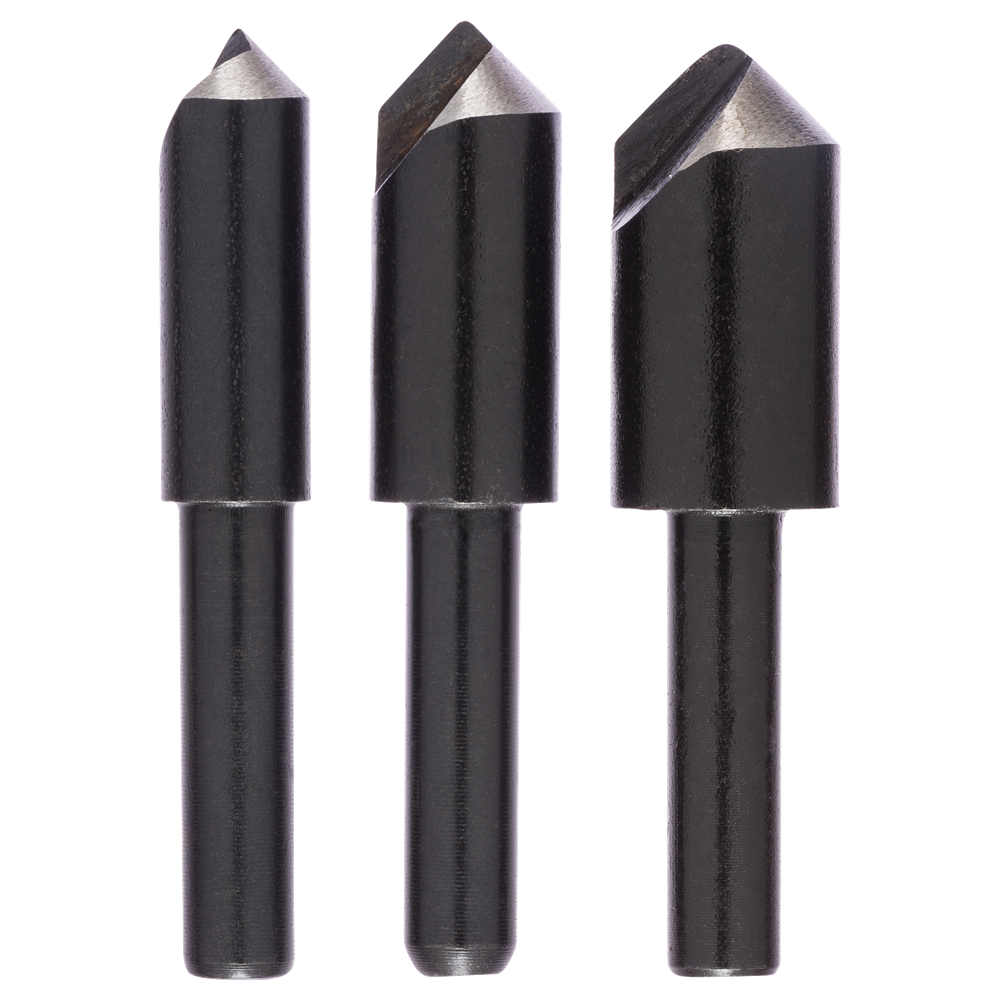 Accessori Bosch Set punte svasatori coniche 3 pezzi con 1 piastra di foratura - 2609255124