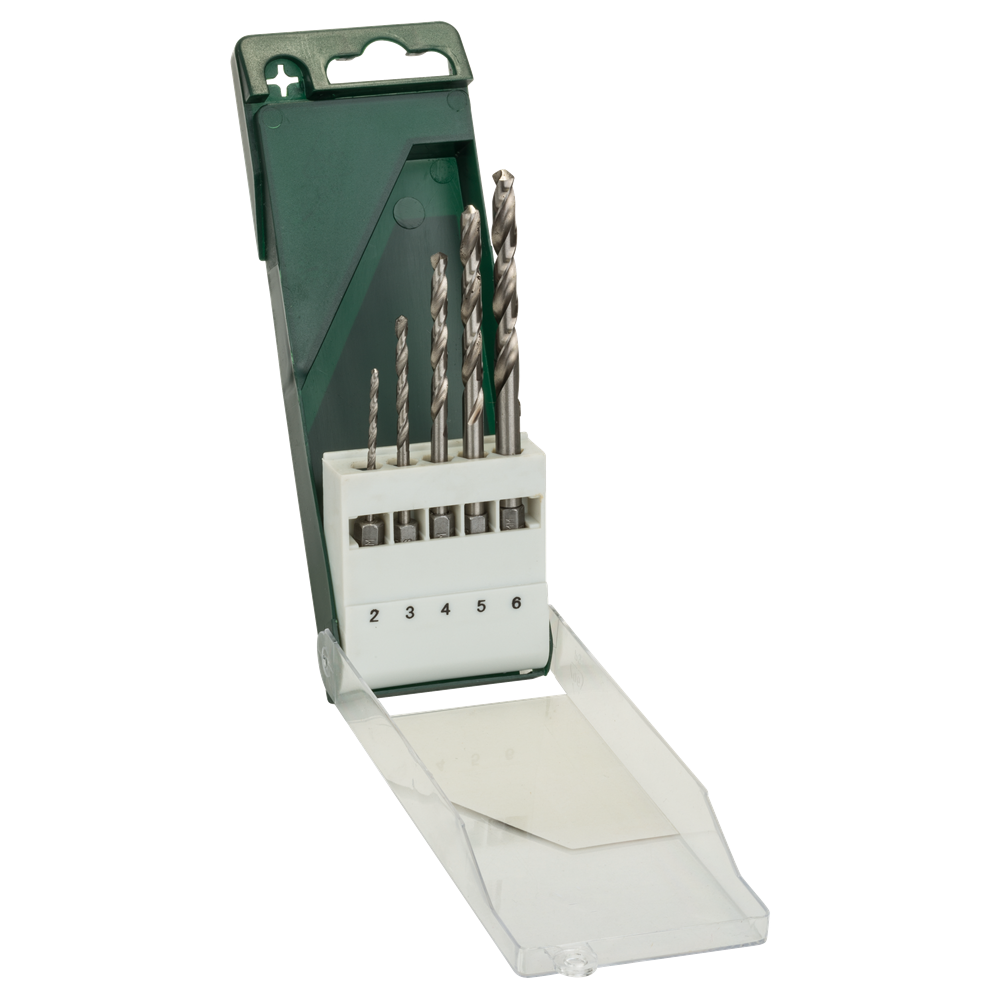 Accessori Bosch Set punte per metallo 5 pezzi hss-g con codolo esagonale - 2609255127