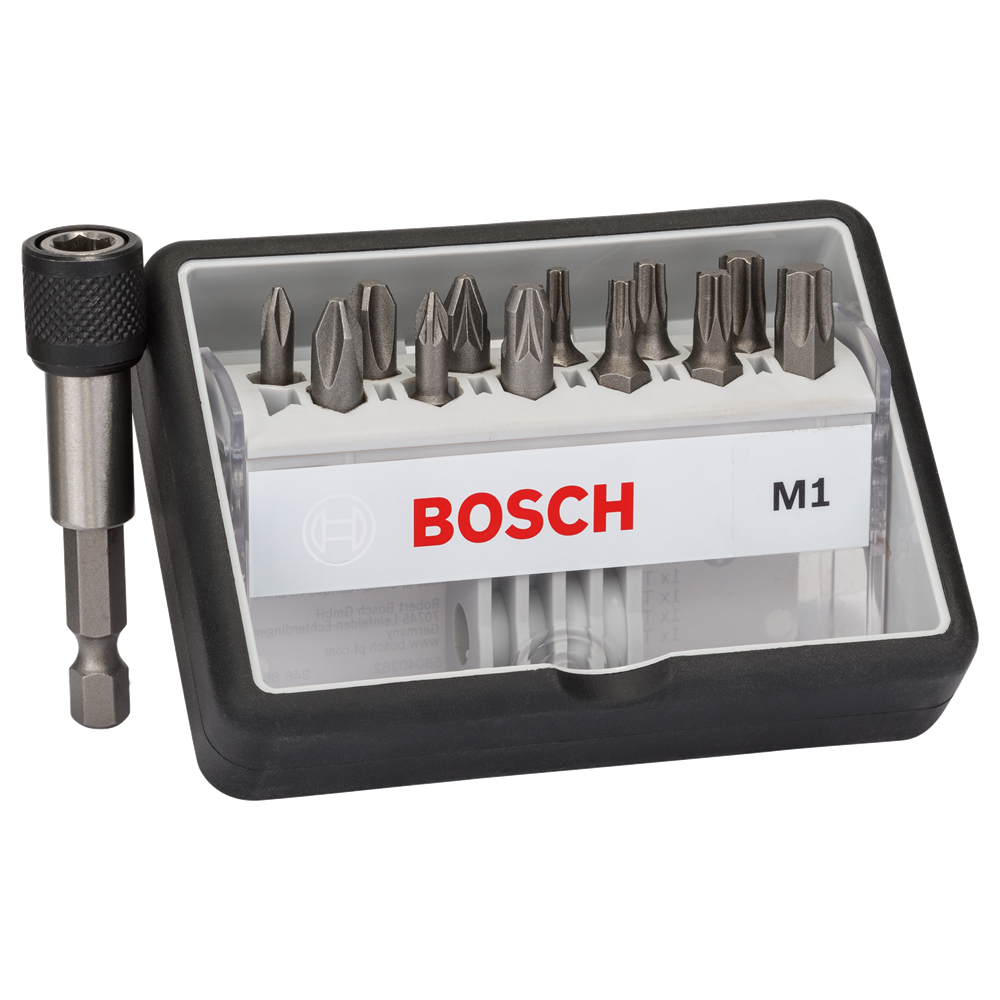 Bosch accessoires bitset | extra hard m1 | robustline | 13-delig | 2607002563 - 2607002563