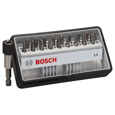 Juego de puntas de accesorios Bosch | extraduro l1 | línea robusta | 19 piezas | 2607002567 - 2607002567