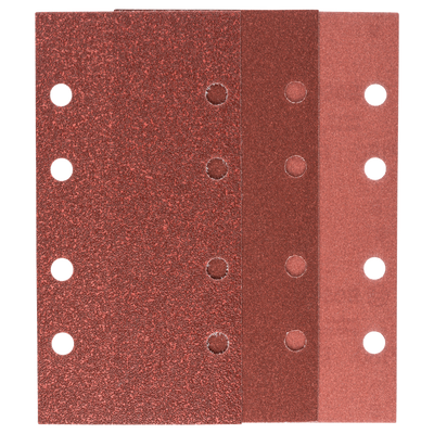 Bosch accessories sanding sheet set | 93x185mm | rw | 8 holes | velc | 10-piece - 2609256a93