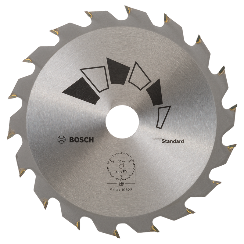 Bosch accessoires cirkelzaagblad standard 140x20 t18 - 2609256b54