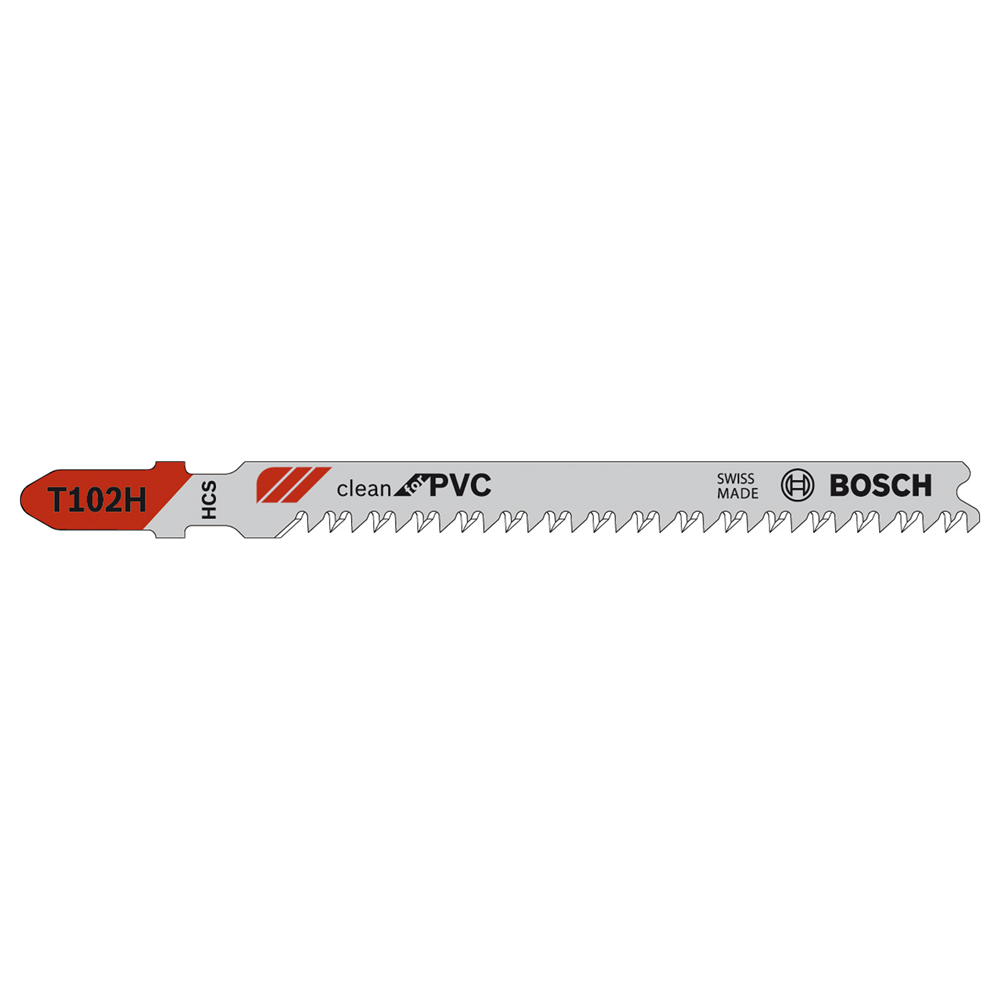 Accessori Bosch lama per seghetto alternativo hcs t102h clean per pvc | 2 pezzi - 2609256c57