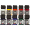 Color de vidrio de vidrio de creativ Company Color de pintura de vidrio transparente, 10x30ml