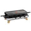 Tefal Tefal RE610D 3in1 8-Persoons Raclette Zwart RVS Hout