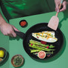Tefal kookgerei tefal renew black koekenpan 28 cm zwart