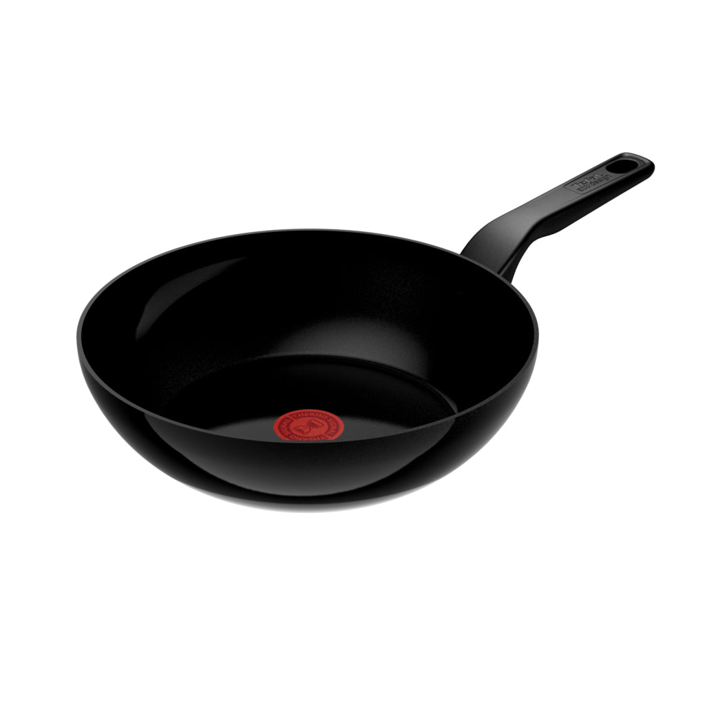 Tefal Cookware Tefal Renew Black Wokpan 28 cm Black