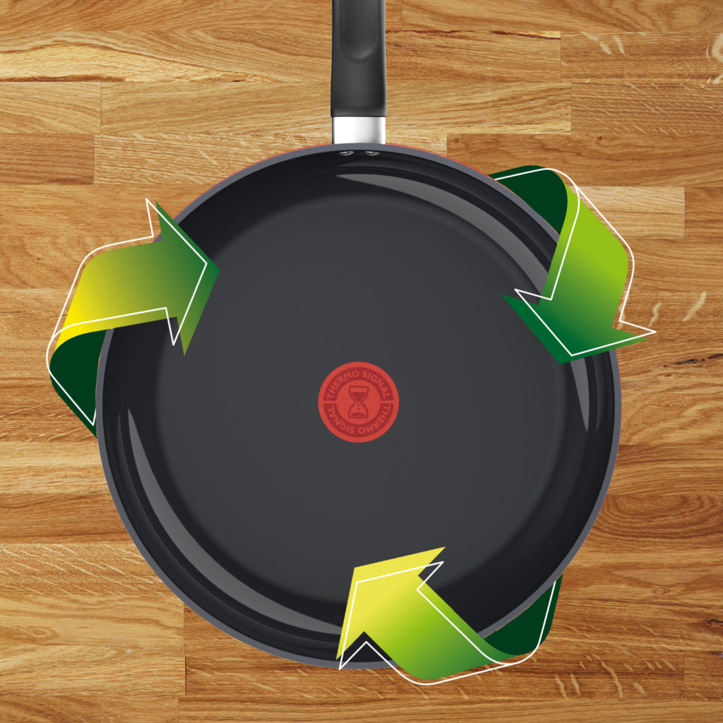 Tefal C47604 Cambia padella in ceramica nera 24 cm nero