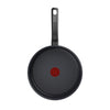 Tefal kookgerei tefal cook change keramisch hapjespan 24 cm pfas-vrij met deksel keramische antiaanbaklaag geschikt voor inductie