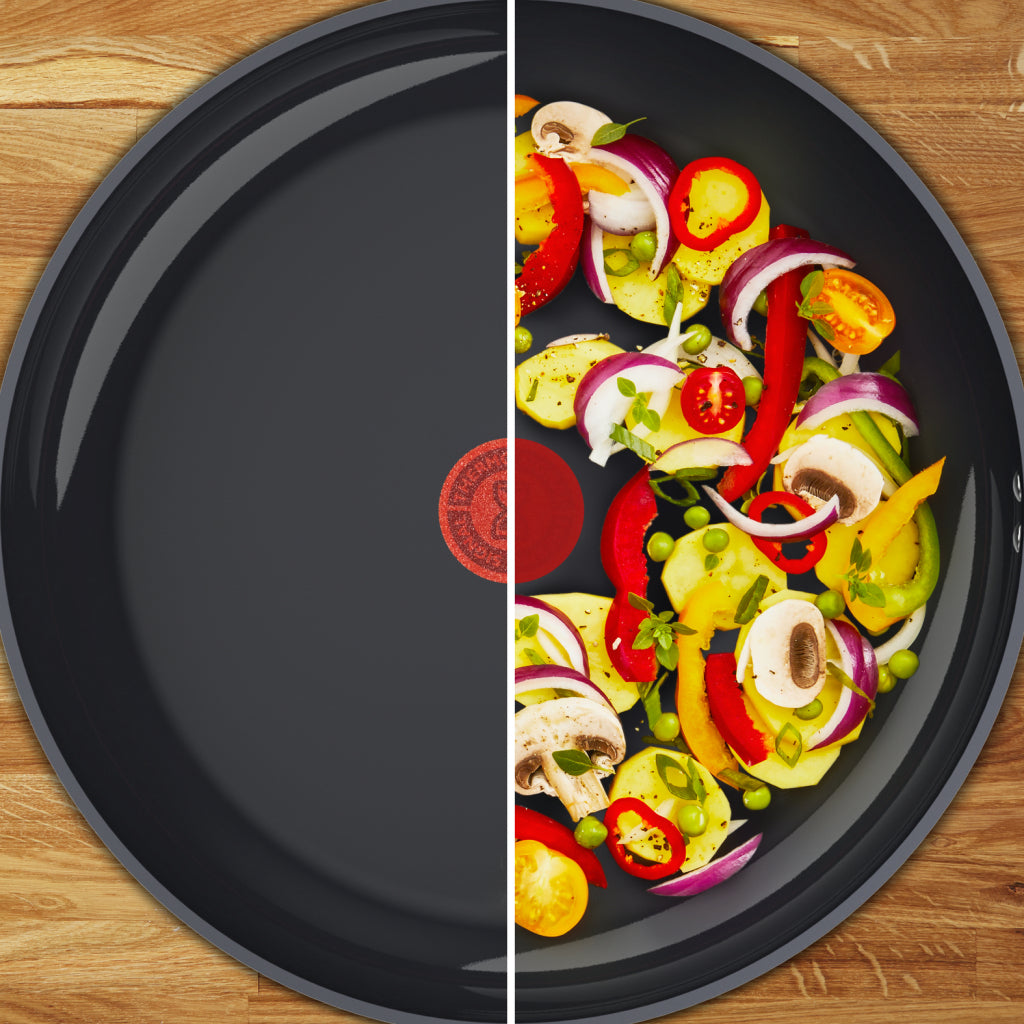 Tefal kookgerei tefal cook change keramisch koekenpan 24 cm pfas-vrij keramische antiaanbaklaag geschikt voor inductie