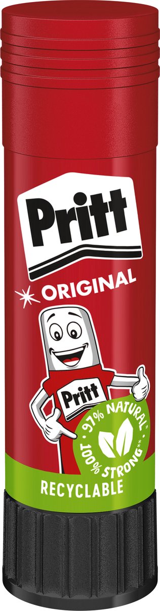 Scatola originale Pritt da 22 g | originale 22g | colla stick adesiva | Colla stick per ufficio scolastico | Colla stick facile da usare ed ecologica.