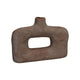 Vaso atmosfera signorile pipo in terracotta beige 29x8x21,5 cm