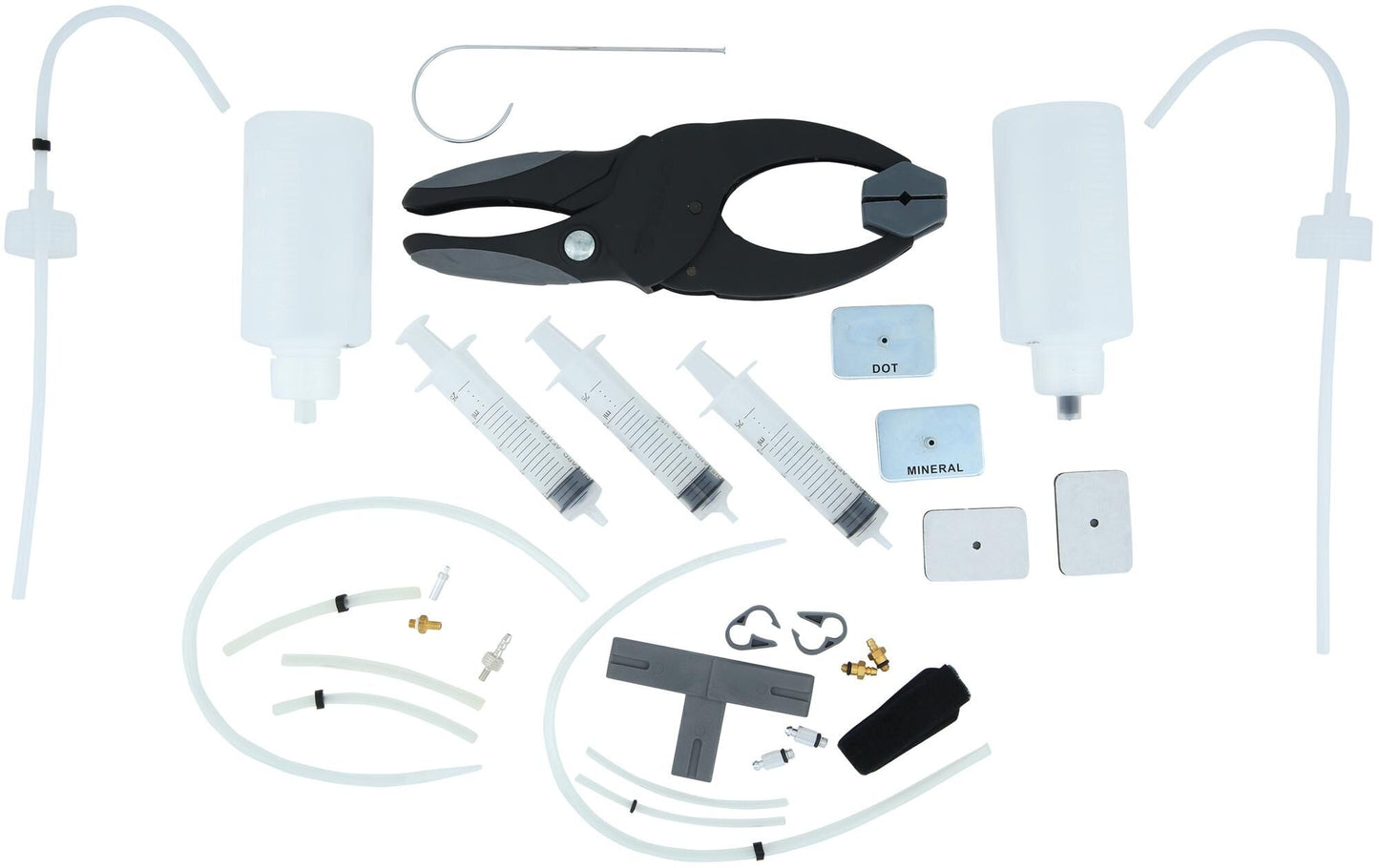 Cyclo ontluchtings- en vulset bleeding refilling set