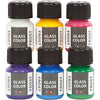 Color de vidrio de vidrio de creativ Company Color de pintura de vidrio Frost, 6x30ml