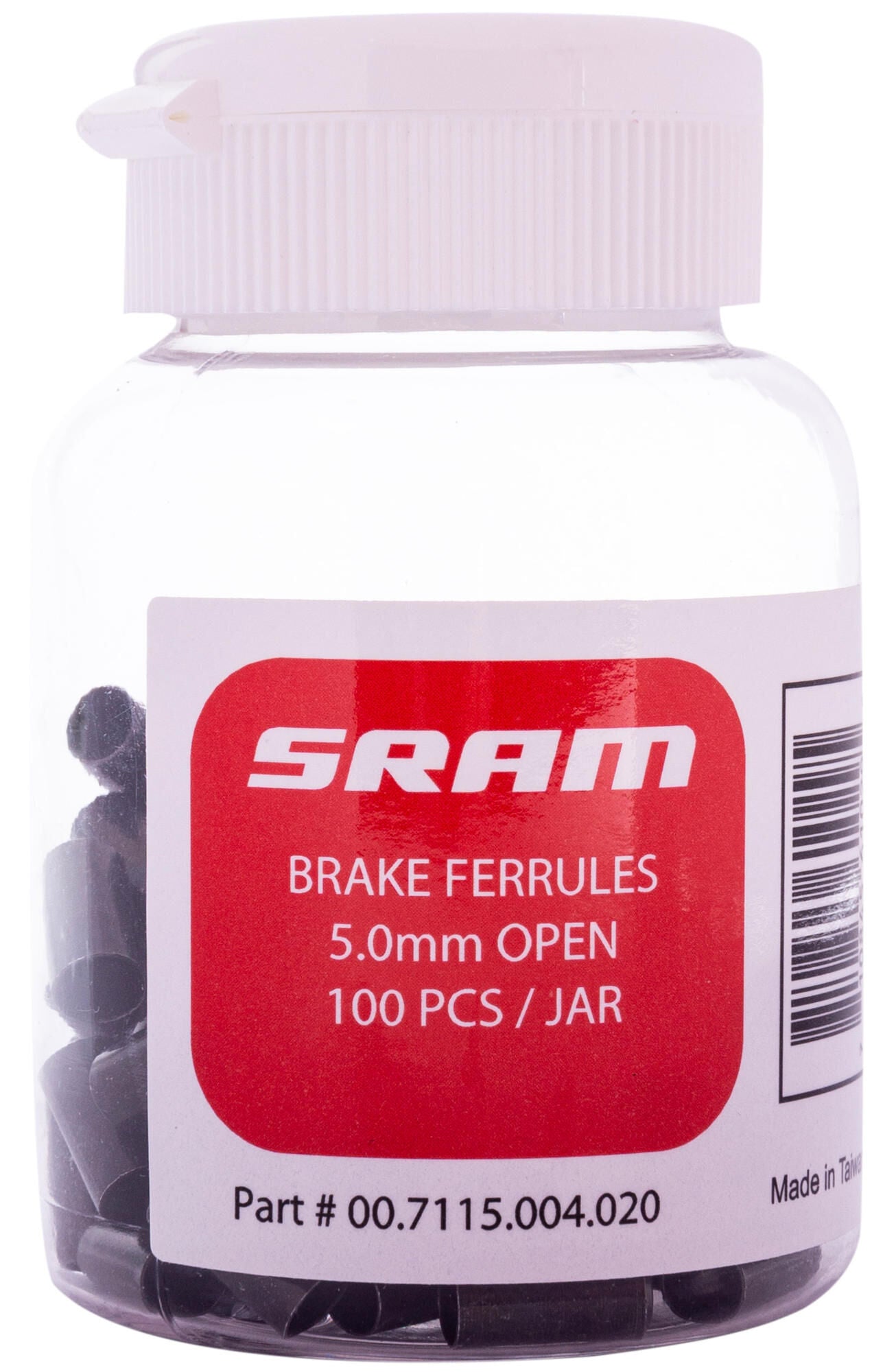 Coperchio di cavo SRAM 5mm 100 Piec. Black Open