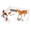 Kids Globe Globe Play Set Horse, Rider con accesorios, 1:24