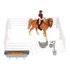 Kids Globe Globe Play Set Horse, Rider con accesorios, 1:24