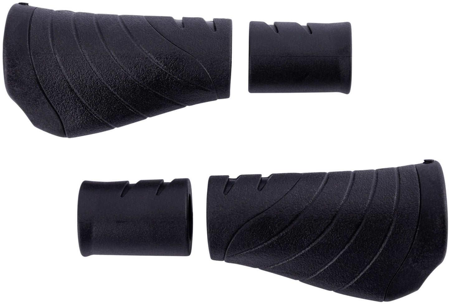 Ergotec Set Handvatten Reno 92+43mm 92+43mm zwart