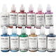 Colores de pegamento de brillo de la empresa creativ, 12x25ml