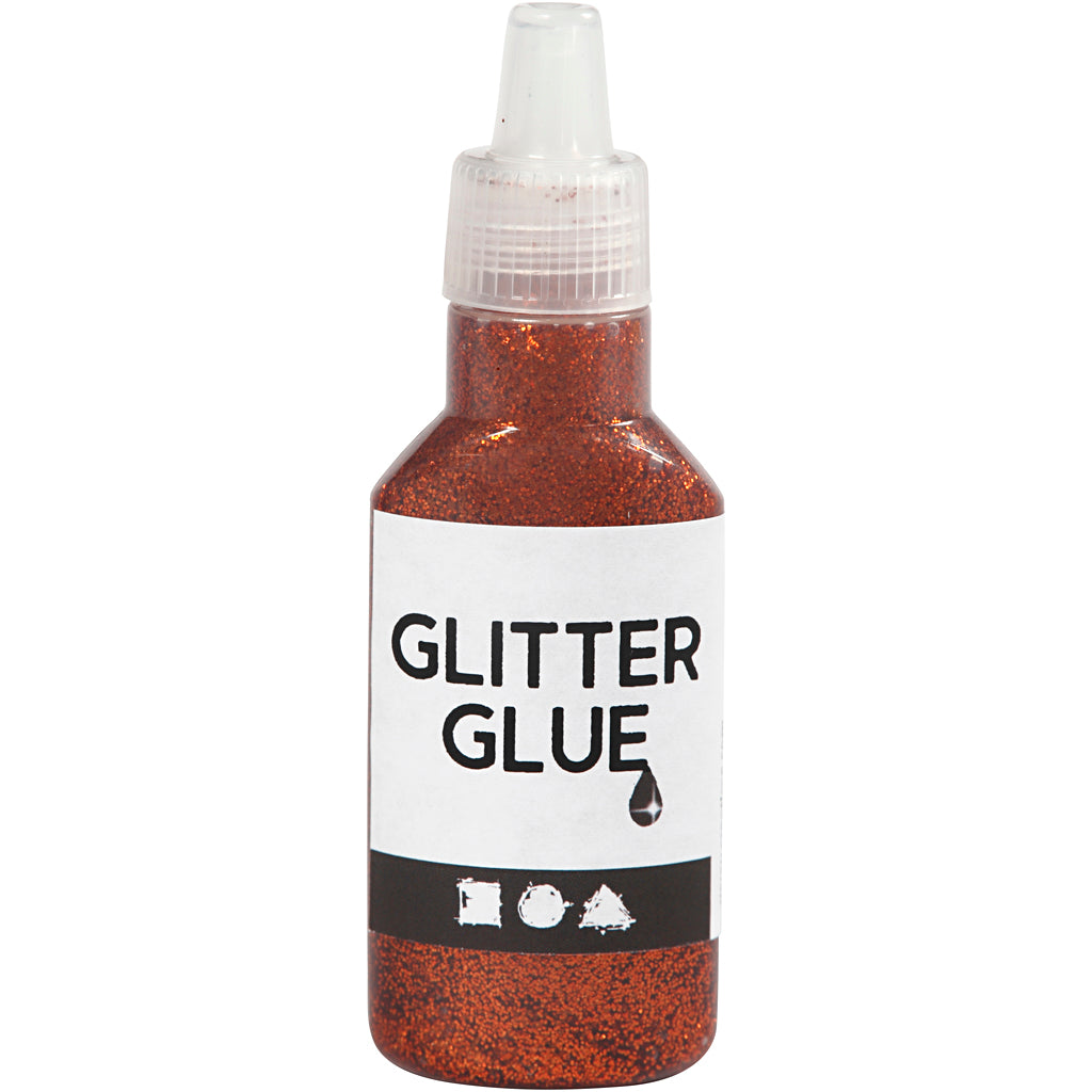 Colla glitter Creative Company, arancione, 25 ml 1 flacone