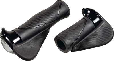 Manico in bicicletta con manico ergonomico, 130 mm 87 mm, materiale kraton, nero