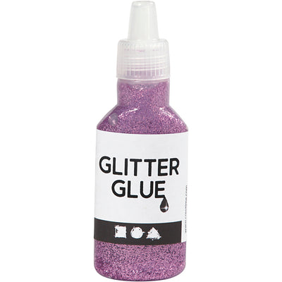 Creativ company glitterlijm, paars, 25 ml 1 fles